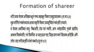 The study of term Shaareer and Shareer