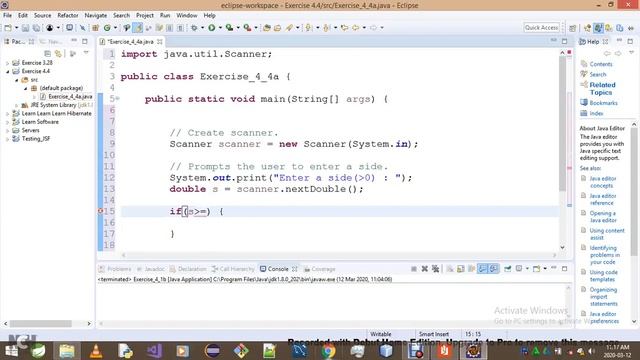 Introduction To Java Programming Exercise 4 4a смотреть онлайн