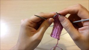 Укрепление пятки носка // необычная резинка