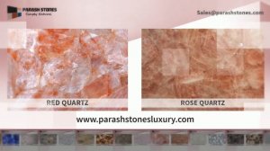 semi precious quartz slab | quartz countertop | rose quartz slab