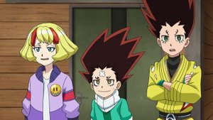 BEYBLADE BURST RISE Episode 4 Part 1 : Inspiration! Challenging Valt!