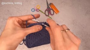 Сумка-торба крючком из полиэфирного шнура