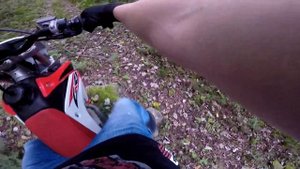 Honda CRF230f vs Honda CRF150f RACE at the End (I’m on the 230)