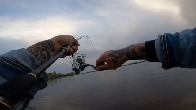 Рыбалка на спиннинг. Вечерняя ловля судака на Днепре. Рыбалка в Мае 2022. #fishing #fisherman #fish смотреть онлайн