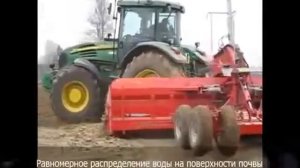 Планировщик почвы. Испытание в поле. Планировщик грунта Rossetto. Планировщик с лазерным устройство