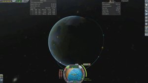Kerbal Space Program карьера №25 (Направляем астероид на землю)