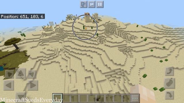 Minecraft Bedrock 1.16.0 Seed: Shattered savanna village on a ravine at spawn and ruined portal смотреть онлайн