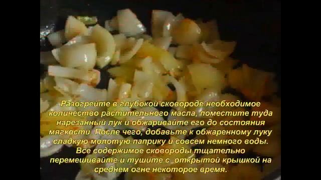 Венгерская кухня_Пёркёльт из свинины по венгерски