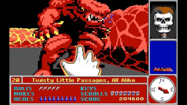 Игра Catacomb 3D: The Descent. Зверь в подземелье, часть 4 (окончание). смотреть онлайн