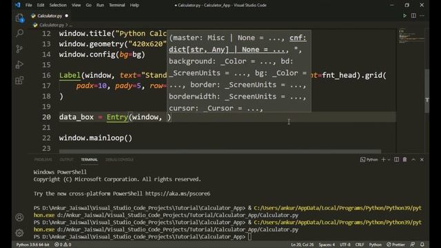 Creating Calculator App Using Tkinter Python | Class 12th Practical Project Topic| Part - 1