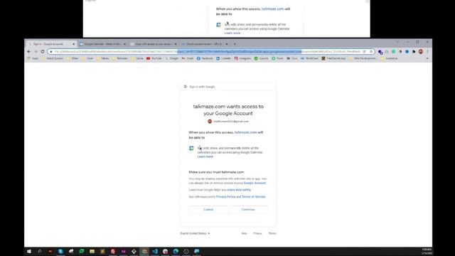 Google Calendar Scope Authorization смотреть онлайн