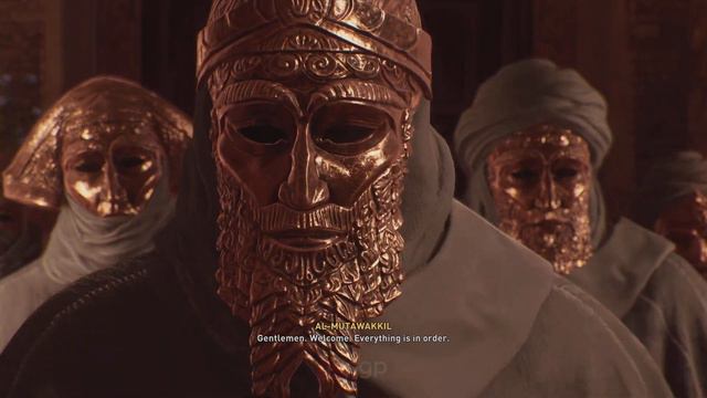 Basim encounters the Mysterious Masked Men of the Templar Order - AC Mirage