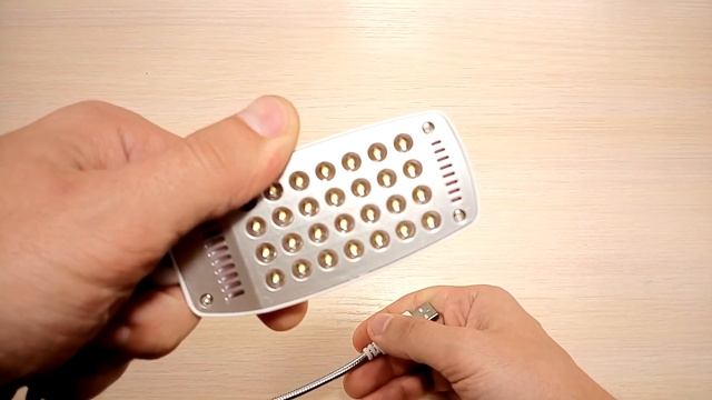 Яркий светодиодный USB светильник с Aliexpress. Посылка из Китая. смотреть онлайн