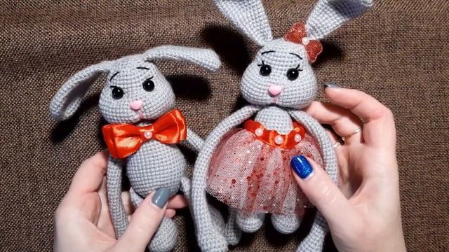 ЗАЙЧИКИ-ПОДХВАТЫ ДЛЯ ШТОР крючком смотреть онлайн