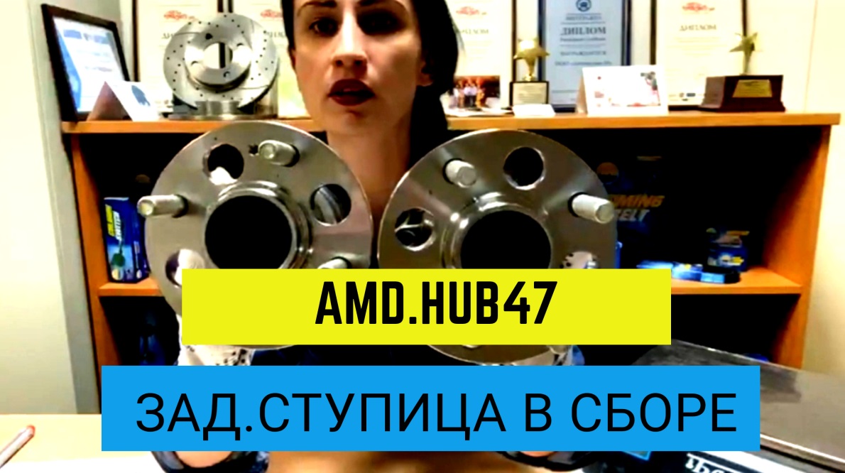 Ступица задняя в сборе AMD.HUB47 / Оригинальная ступица смотреть онлайн