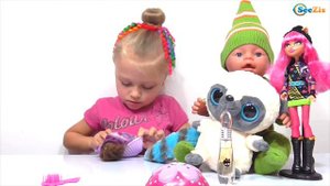 ✔ Кукла Беби Борн и девочка Ярослава открывают подарки / Baby Born Doll / Monster High / Yoohoo Toy
