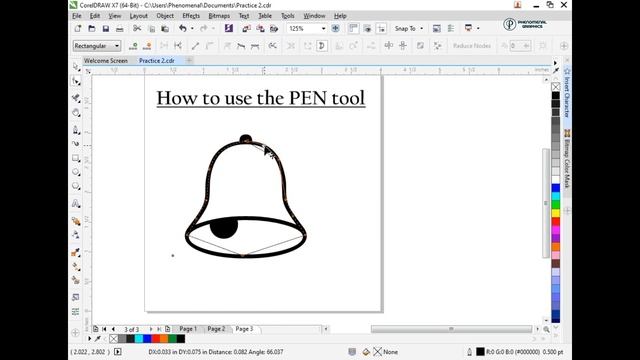 Mastering the Pen Tool in CorelDRAW: Step-by-Step Tutorial - Phenomenal Graphics