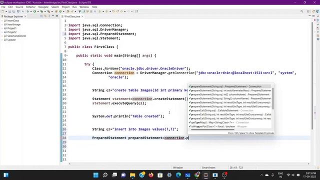 #7 - Insert Any Image into Database through Java Program | JDBC Full Tutorial for Beginners 2023