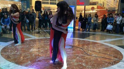 Primera presentación Danza Árabe, cursó principiantes escuela Anjavi, 29/11/2014