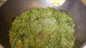 Грузинская кухня. Пхали из замороженного шпината.