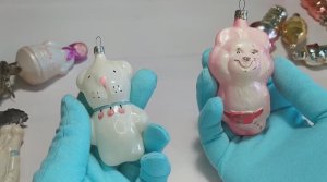 24. Олимпийский Мишка, перевёрнутый георгин и меч-кладенец. Обзор советских ёлочных игрушек