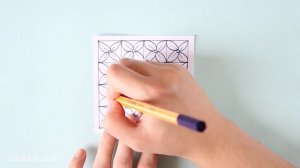 Zentangle step by step tutorial #32