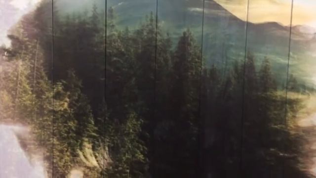 Панно из амбарной доски