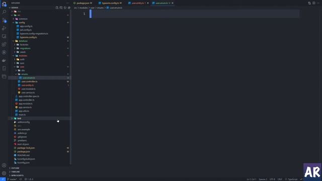 22 Nest JS adding columns to a database table TypeORM using migrations смотреть онлайн
