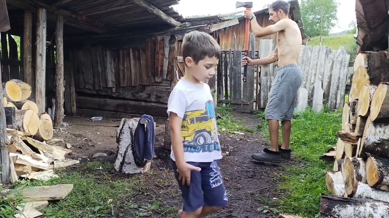 Дрова, дрова, опять дрова)) / Пробую Иван-чай от четы Киселевых