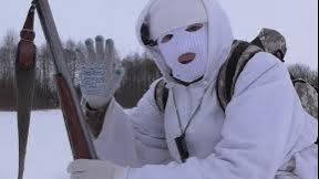 Полный охотничий день бегаем на лыжах, маним лису в манок, пополняем приваду. смотреть онлайн