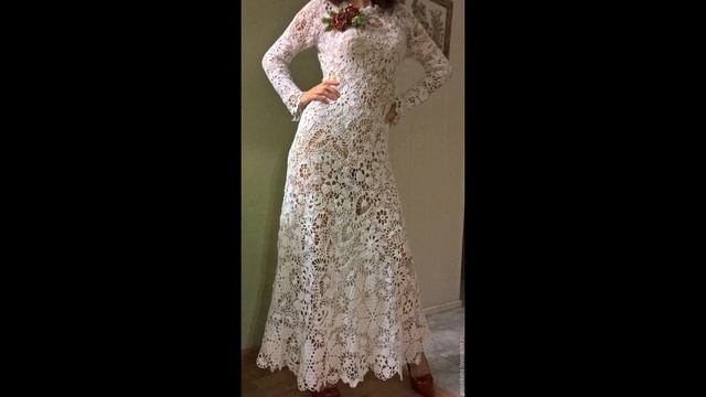 ?Праздничные платья связанные крючком - Любуйтесь для вдохновения! - Вязание крючком