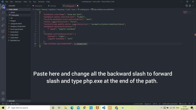 VS Code PHP Error, Cannot validate since a php installation could not be find. смотреть онлайн