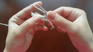 Вязание крючком в технике Пулинг секционной пряжей