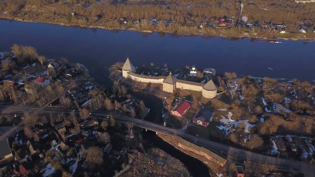 Город Старая Ладога. Old Ladoga town.