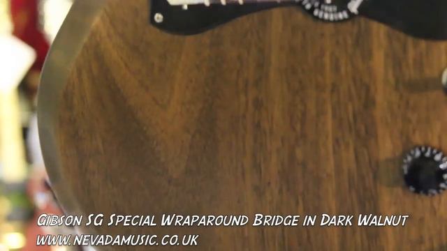 Gibson SG Special Wraparound Bridge in Dark Walnut - Quick Look @ Nevada Music UK смотреть онлайн
