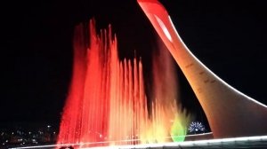 Поющие фонтаны в Олимпийском парке Сочи июль 2022 программа "Венские вальсы"