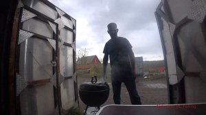 Минтай горячего копчения и картошечка с салом