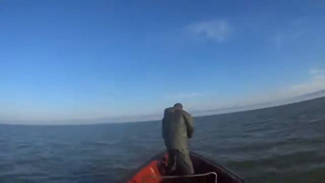 Промысловая рыбалка на Каспийском море  Кизляр, Дагестан