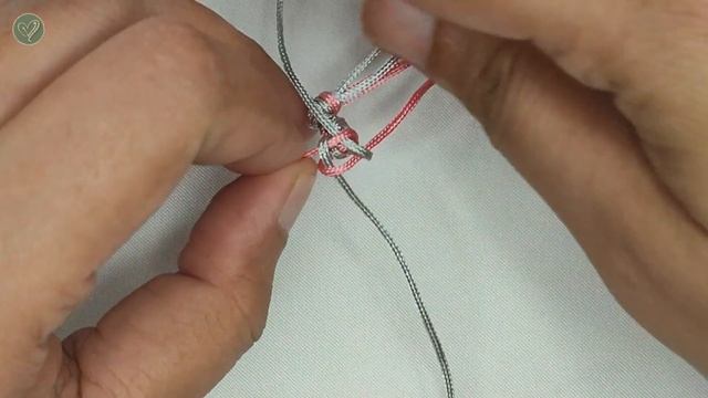Macrame Chinese Crown Knot Bracelet Type 1 | Macrame Bracelet Tutorial
