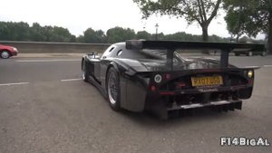 Ferrari Fxx, Ferrari Enzo and Maserati MC12 Acceleration in London (credits in description)