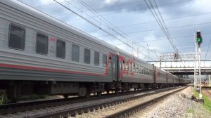 Электровоз ЧС7-045 с пассажирским поездом №261 "Архангельск - Адлер"