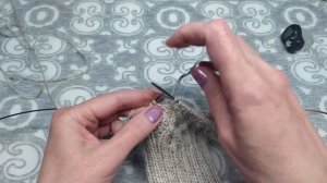 Митенки спицами.МК.