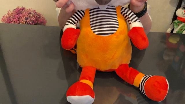 Рюкзак Игнат - сладкий детский Новогодний подарок в мягкой упаковке-игрушке