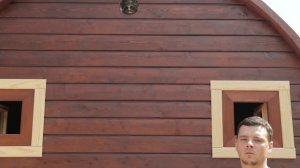 Баня бочка "Ковчег" каркас из лиственницы. Отделка из кедра. 3 секционная. Утепленная.