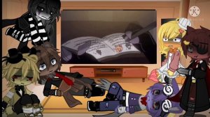 Fnaf 1+puppet React to william and afton kids @w@ ¦Au¦