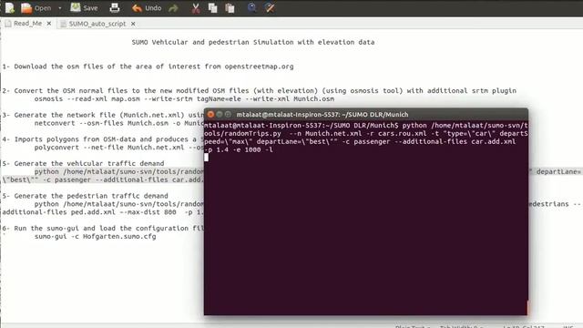 Vehicular and Pedestrian simulated scenario using SUMO, Hofgarten, Munich смотреть онлайн