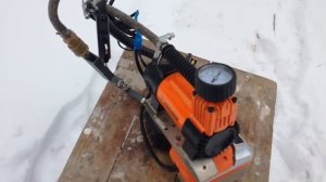 Компрессор для работы с микрошпилечником