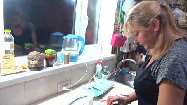 влог, завтрак, кран, селёдка, ужин, всё про всё, коля оля шаповаловы, 24 09 19