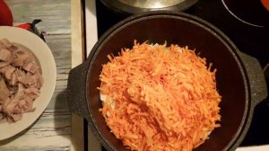КАК ПРИГОТОВИТЬ СВИНОЙ ЖЕЛУДОК С ОВОЩАМИ В КАЗАНЕ!!!