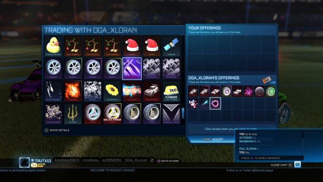 Lets trade LIVE Rocket League Trading Matches  More!!! PS4